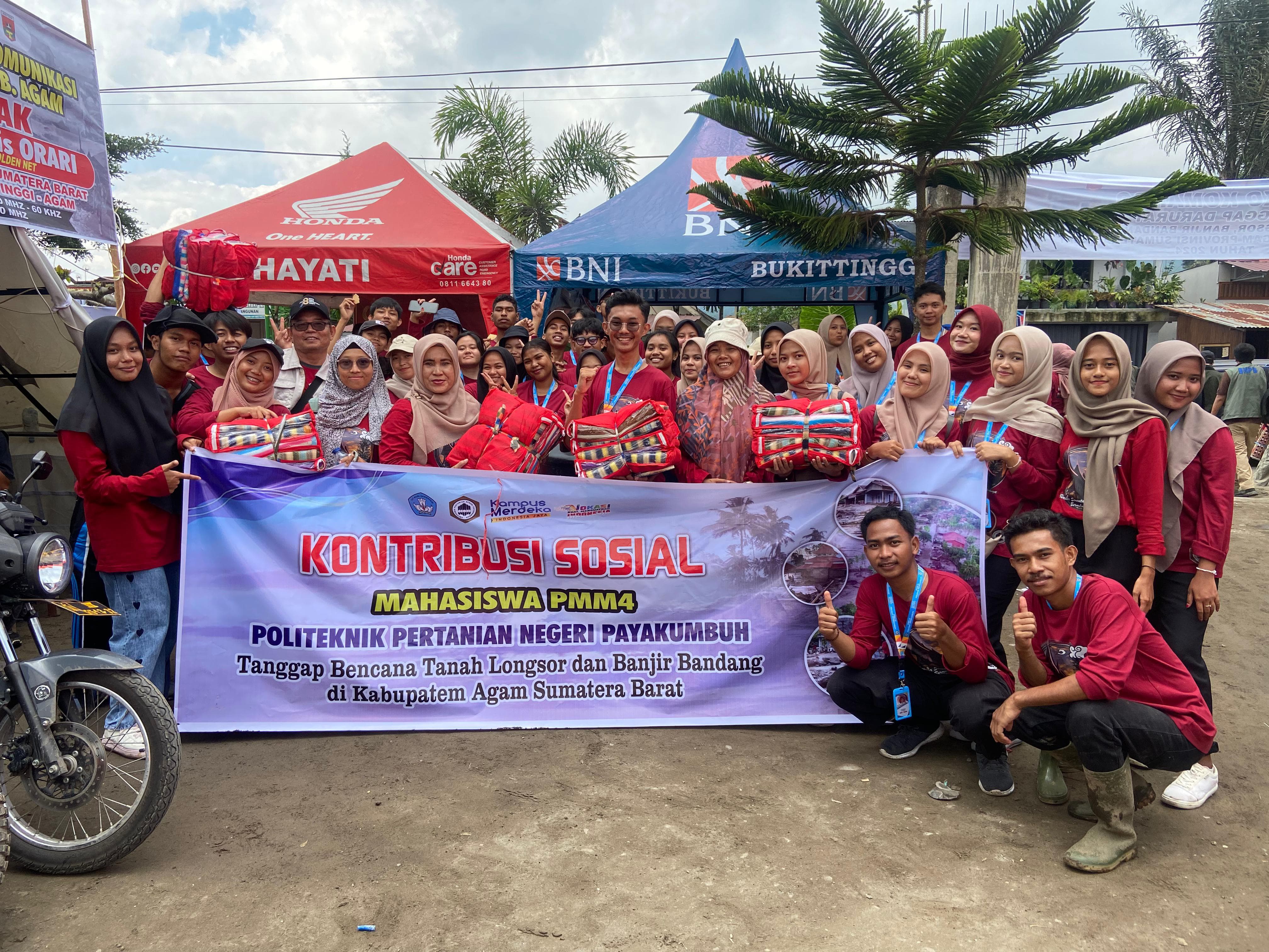 Politani Payakumbuh Ajak Mahasiswa PMM Jadi Relawan Bencana Galodo