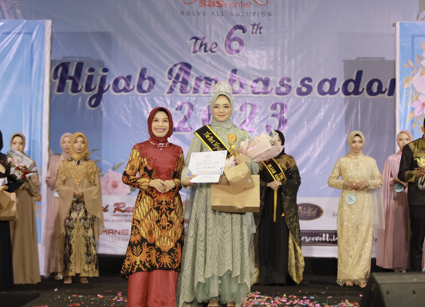 Syiar dengan Cara Cantik, LKP SAS Center Gelar Kompetisi Hijab Ambassador 2023